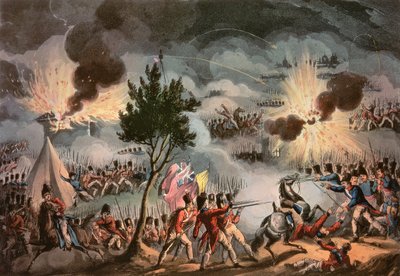トマスサザーランド（bc1785）によって刻まれた、1814年4月14日、朝の3時のバイヨンヌからの出撃 作： William Heath