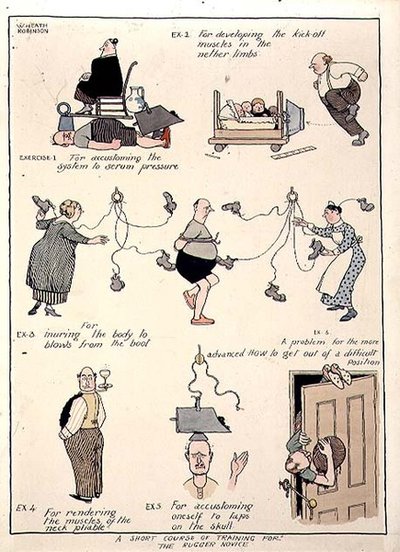 ラガー初心者のためのショートコース・トレーニング 作： William Heath Robinson