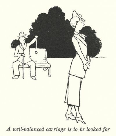 バランスのとれた馬車を求めて（リトグラフ 作： William Heath Robinson