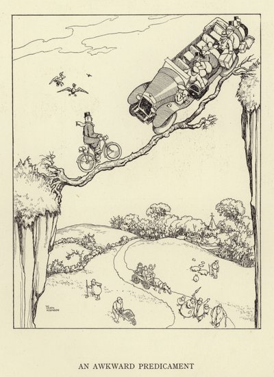厄介な苦境 作： William Heath Robinson