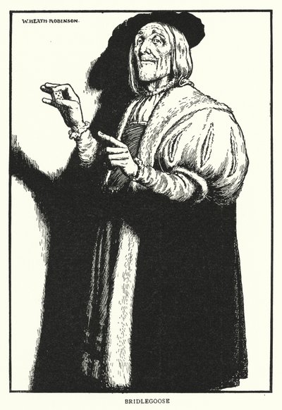 ブリドルグース（リトグラフ 作： William Heath Robinson