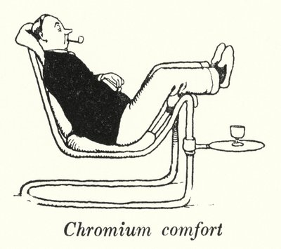 クロムの快適さ（リトグラフ 作： William Heath Robinson
