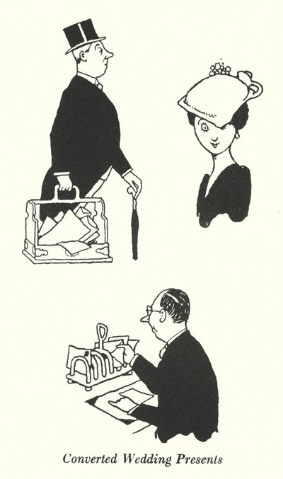 Converted Wedding Presents（リトグラフ 作： William Heath Robinson
