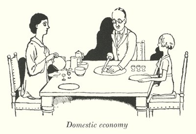 国内経済（リソグラフ 作： William Heath Robinson