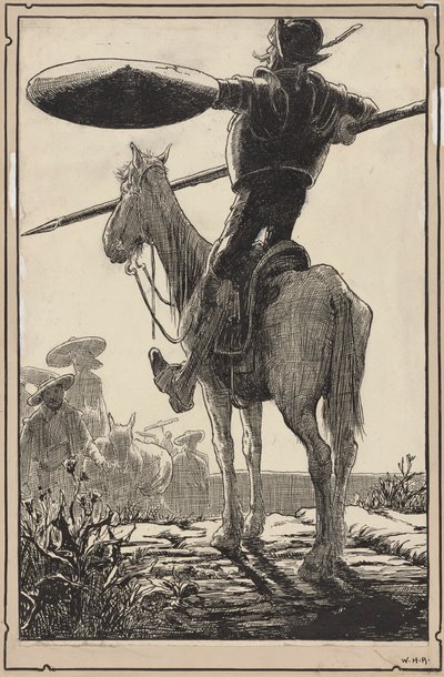 ドン・キホーテ 作： William Heath Robinson