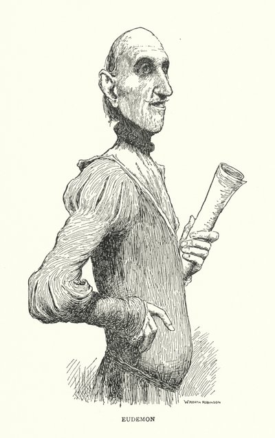リュウデモン（リトグラフ 作： William Heath Robinson