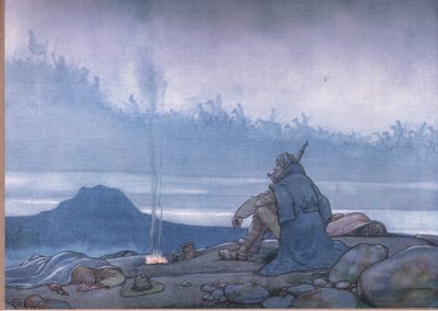 収穫が縫われた後のフォローに従ってください 作： William Heath Robinson