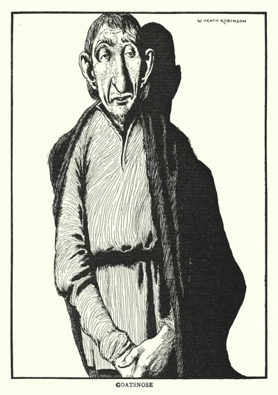 ゴートノーズ（リトグラフ 作： William Heath Robinson