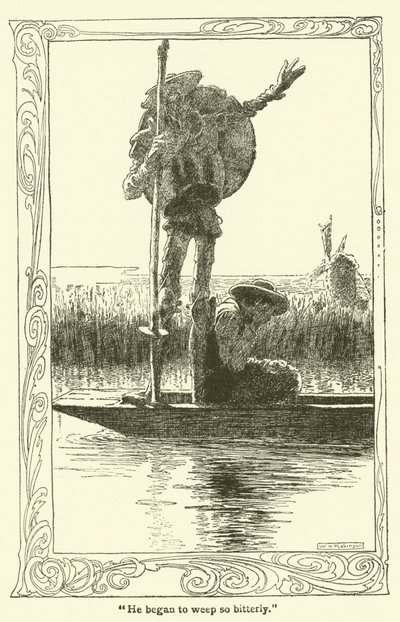 ドン・キホーテのイラスト（リトグラフ 作： William Heath Robinson
