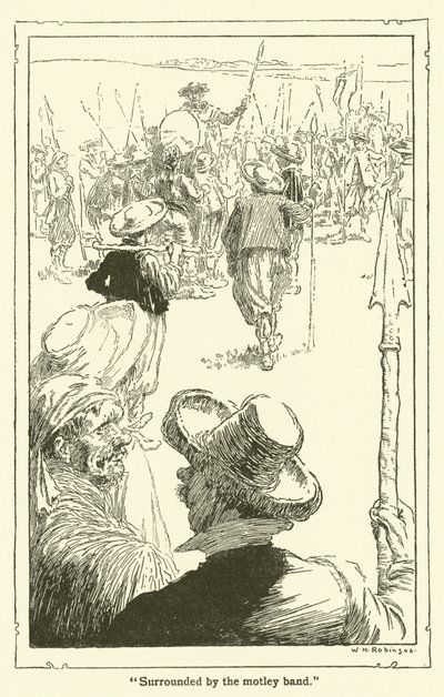 ドン・キホーテのイラスト（リトグラフ 作： William Heath Robinson