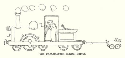 W・ヒース・ロビンソンによる「Railway Ribaldry」のイラスト（リトグラフ）。 作： William Heath Robinson