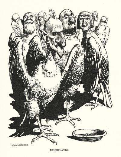 よだか（リトグラフ 作： William Heath Robinson