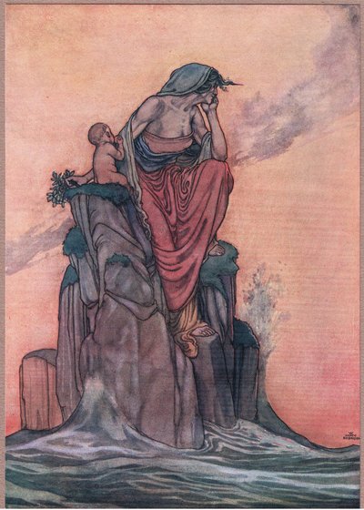 私の腕は弱くはなく、私の強さは過ぎていません 作： William Heath Robinson