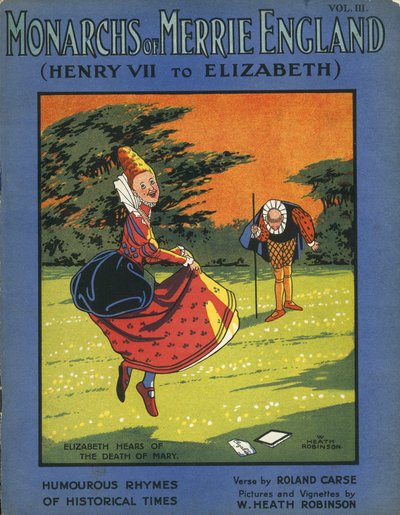 エリザベス女王メアリー女王の死を聞きます 作： William Heath Robinson