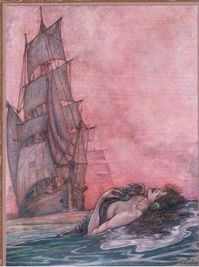 彼女は私たちに電話します 作： William Heath Robinson