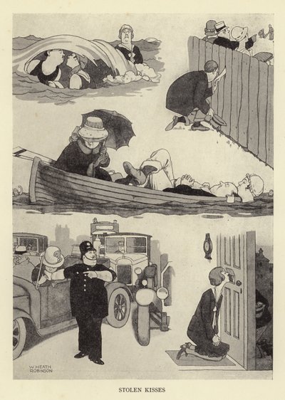 盗まれたキス 作： William Heath Robinson