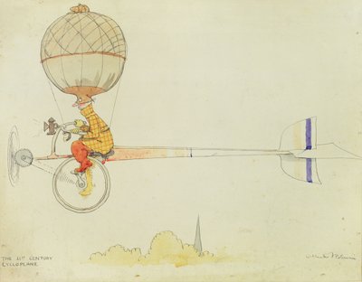 21世紀のサイクロプレーン 作： William Heath Robinson