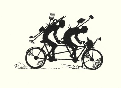 The End（リトグラフ 作： William Heath Robinson