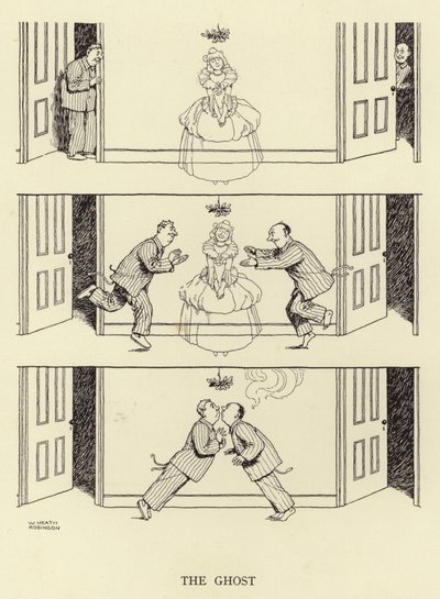 幽霊 作： William Heath Robinson