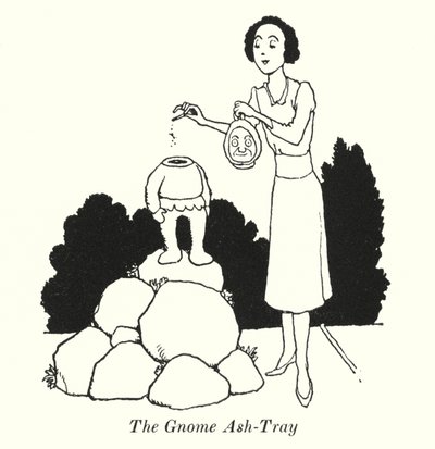 The Gnome Ash-Tray (litho) 作： William Heath Robinson