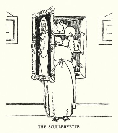 The Sculleryette（リトグラフ 作： William Heath Robinson