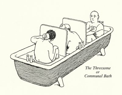 3Pまたは共同浴場（リトグラフ 作： William Heath Robinson