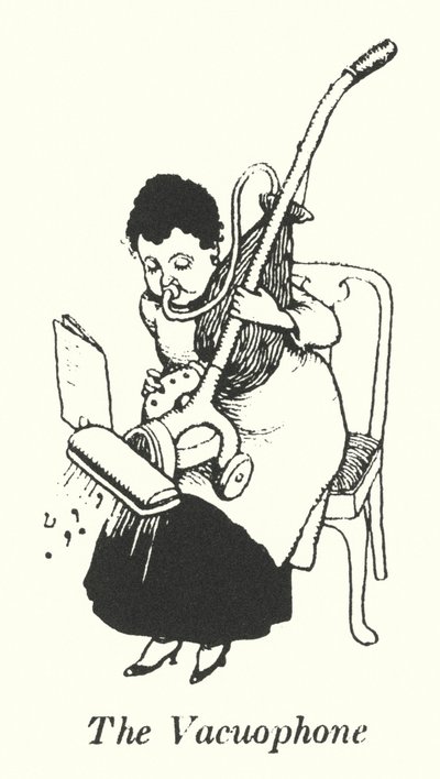 The Vacuophone (litho) 作： William Heath Robinson