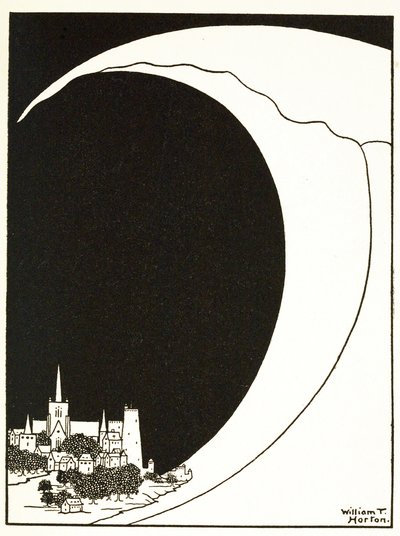 波』（『イメージの本』より）。1898年、彫刻 作： William Heath Robinson
