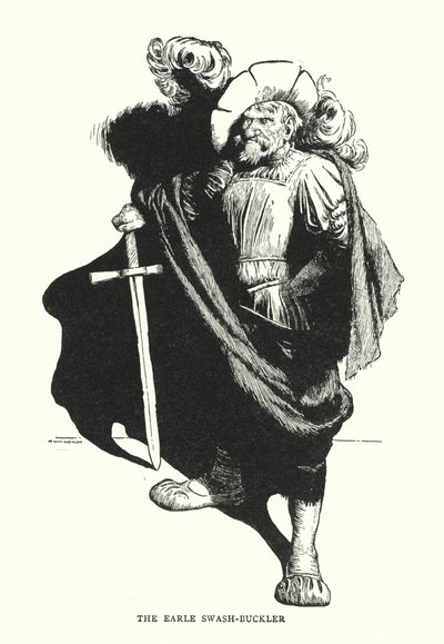 The earle swash-buckler（リトグラフ 作： William Heath Robinson