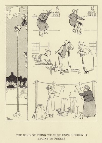 凍り始めたら期待すること 作： William Heath Robinson