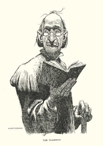 原告（リトグラフ 作： William Heath Robinson