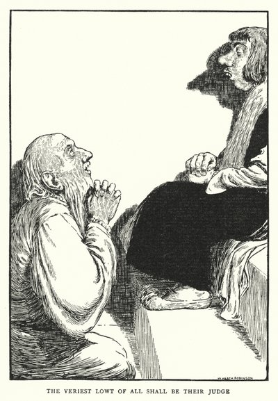 全ての人の中で一番最初の人が彼らの審判者となる（リトグラフ 作： William Heath Robinson