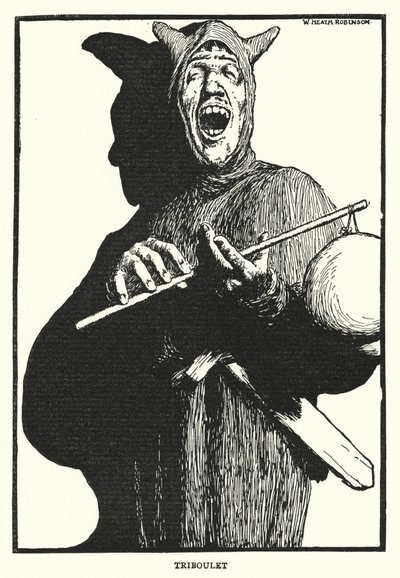 Triboulet（リトグラフ 作： William Heath Robinson
