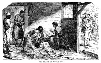 「アンクル・トムの死」、アンクル・トムの小屋より、1852 年、1923 年に出版。 作： William Heinemann Ltd