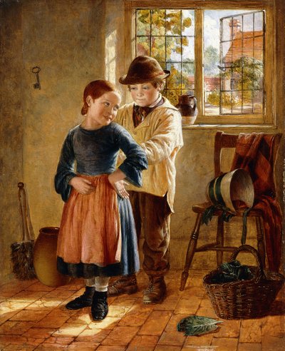 フック・マイ・フロック、1858 作： William Hemsley