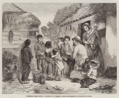 王立アカデミーの展示から、自然からのスケッチ 作： William Hemsley