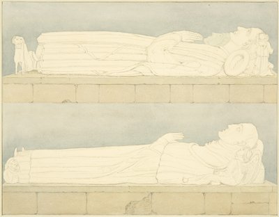 セント・メアリー・レッドクリフのキャニオンズのエフィグ 作： William Henry Bartlett