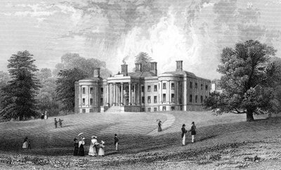 フェリックスホール、エセックス、ヘンリーアドラード作、1833年 作： William Henry Bartlett