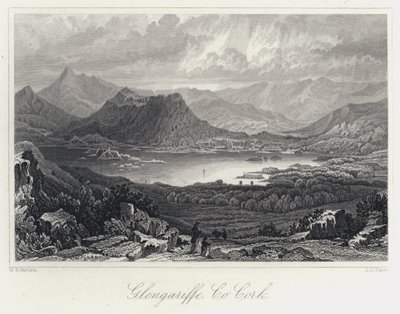 Co CorkのGlengariffe(彫刻) 作： William Henry Bartlett