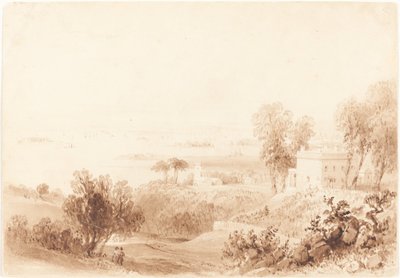 ゴワナス ハイツ、ブルックリン 作： William Henry Bartlett