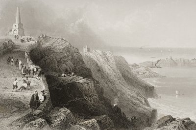 1860年代のジョージ・バーチューによる「アイルランドの風景と古代」からのアイルランド、ダブリン州のキリーニーヒル 作： William Henry Bartlett