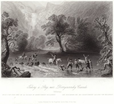 Derrycunnihyの近くでクワガタを取る 作： William Henry Bartlett