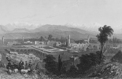 チリシアの都市タルスス 作： William Henry Bartlett