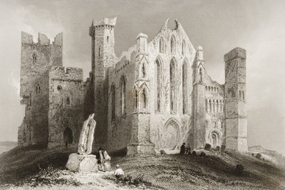 ロックキャッシェル、ティペラリー州、アイルランド 作： William Henry Bartlett