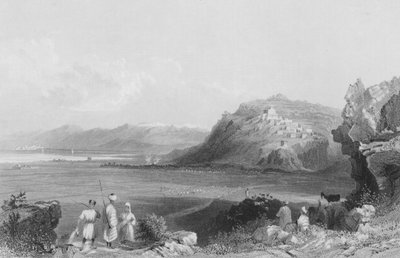 ZarephathまたはZarapha、古代サレプタ、Sidonの都市 作： William Henry Bartlett