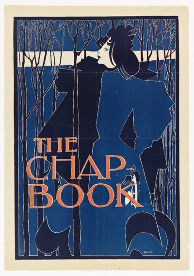 ブルーレディ、チャップブックのポスター 作： William Henry Bradley