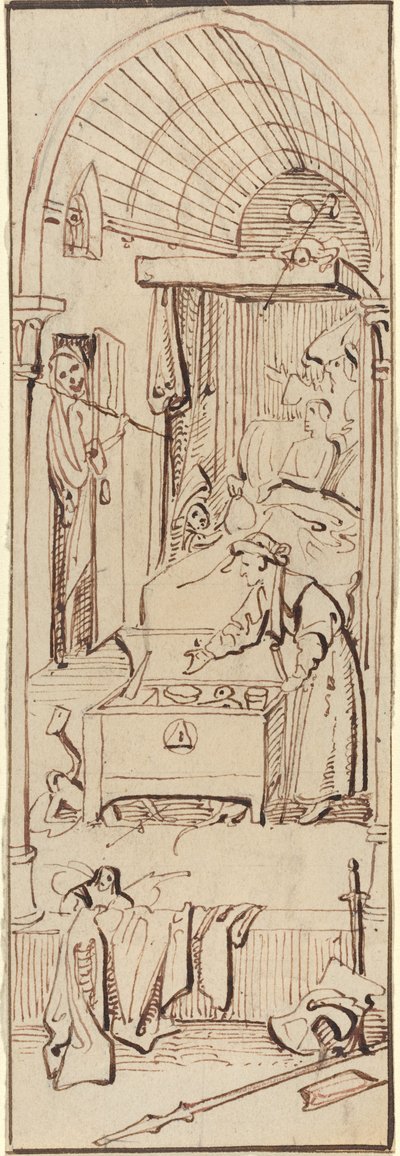 守銭奴の死 作： William Henry Brooke after Hieronymus Bosch