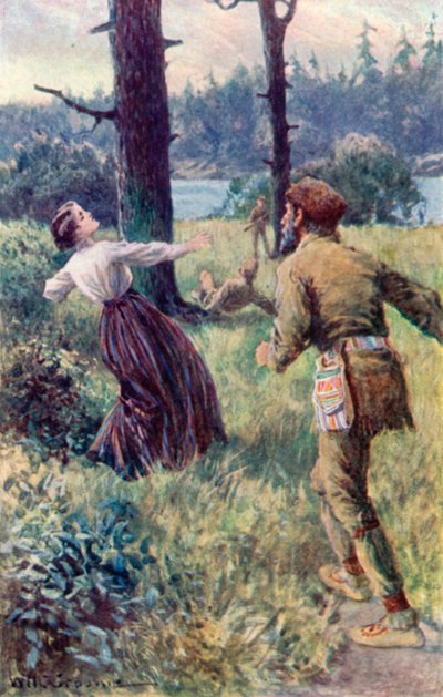 ピアスが牧草地を駆け抜けた 作： William Henry Charles Groome