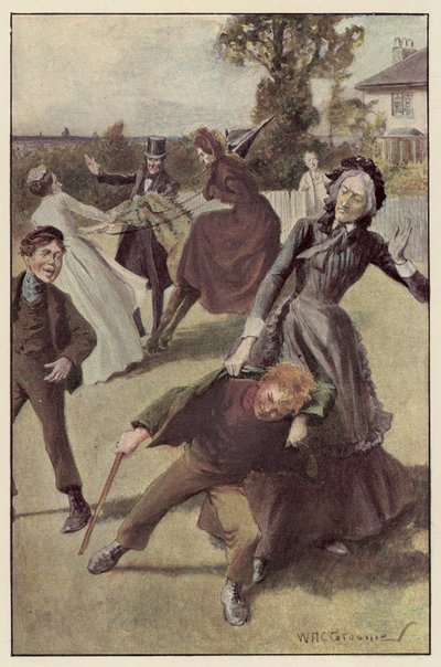 叔母が彼に襲い掛かった 作： William Henry Charles Groome