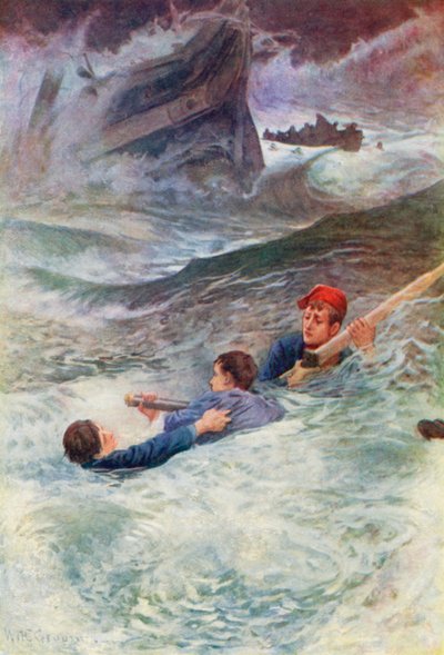 野生の海で苦労 作： William Henry Charles Groome